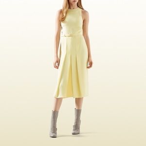 GUCCI Pleated cady dress
